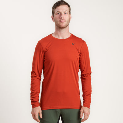 Men's Delta TRAIL Long Sleeve in Rust