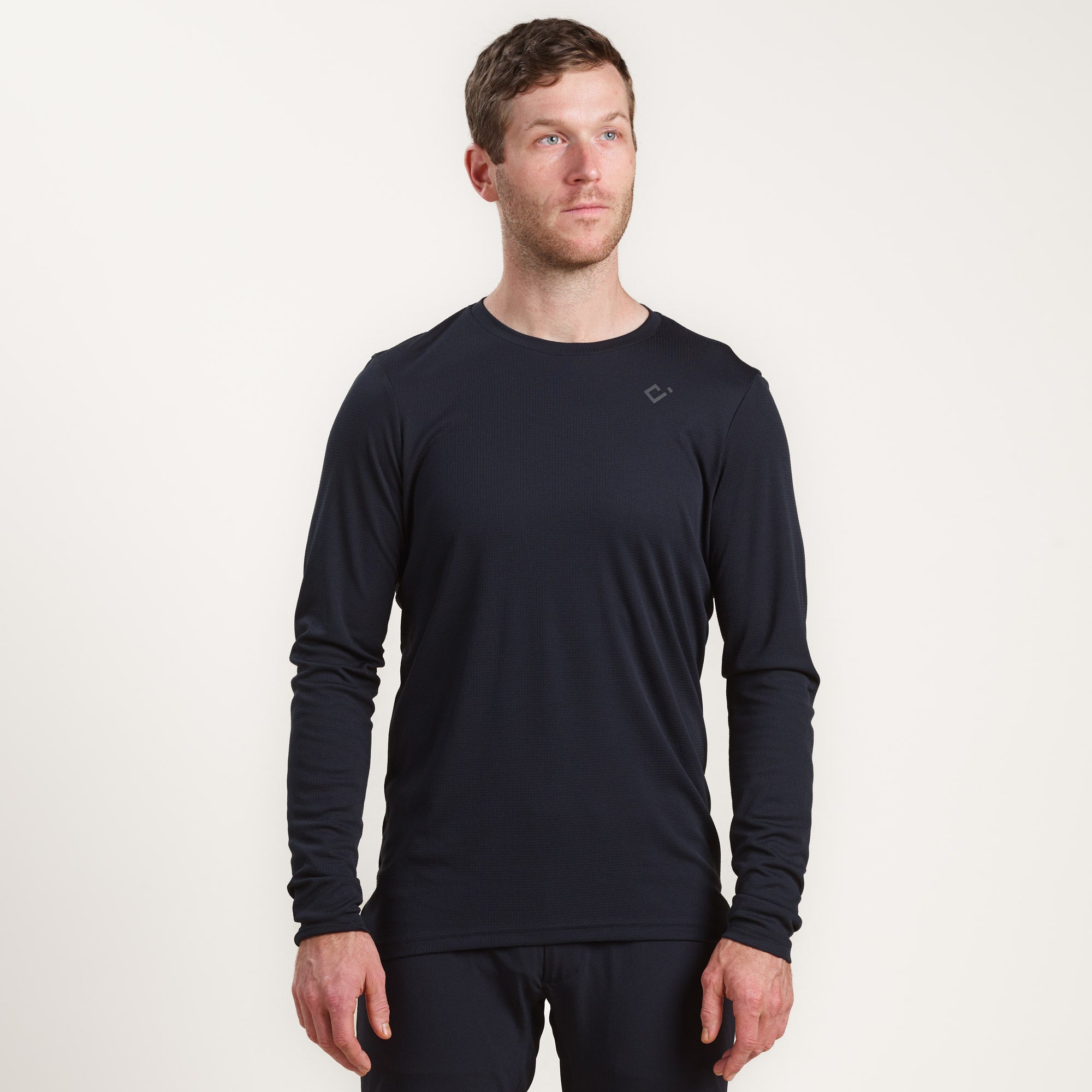 Men's Delta TRAIL Long Sleeve in Black
